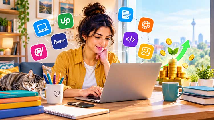 یادگیری فریلنسری