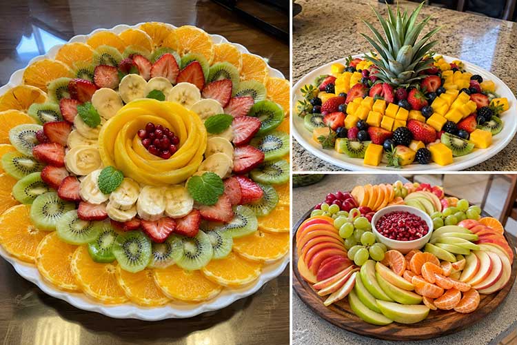یادگیری تزئین میوه