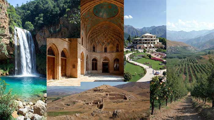 اماکن دیدنی شهرستان خرمدره
