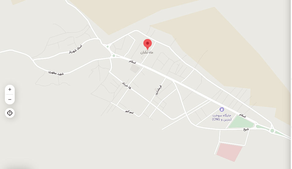 موقعیت مکانی شهرستان ماهنشان